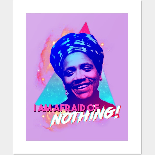 CROW - I am Afraid of Nothing! Vaporwave Wall Art by CROW Store